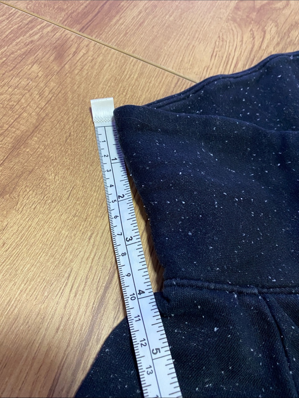 Under Armour Black Speckle Pullover Hoodie with Logo - Picture 8 of 10